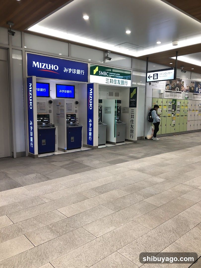 Bank ATM Area