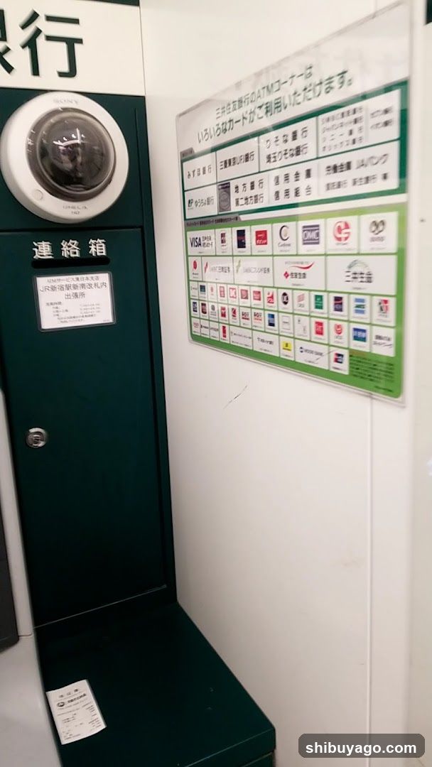 ATM Corner Signage and Contact Box