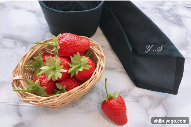 Strawberries and Black Tie