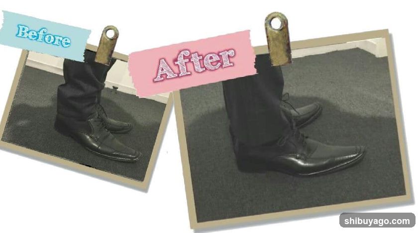 Before and After Shoe Photos