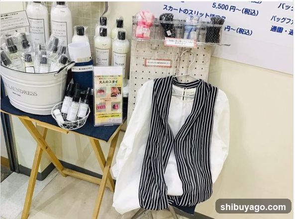 Laundry Store Interior Display