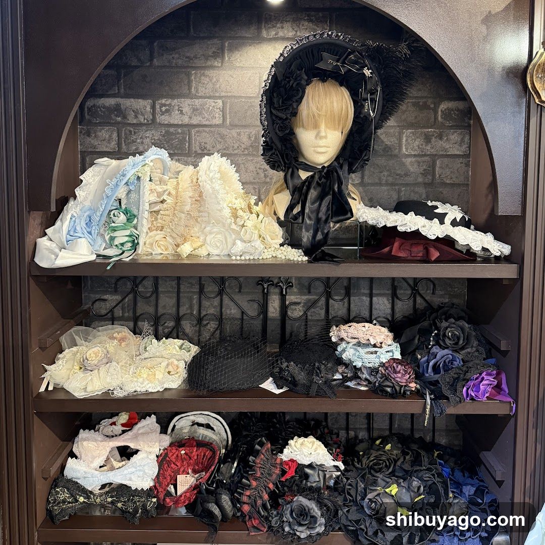 Lace and Ribbon Display