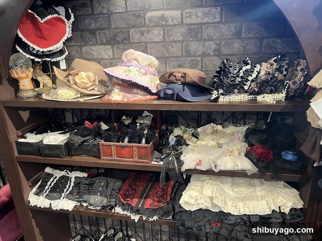 Victorian Gothic Fashion Display