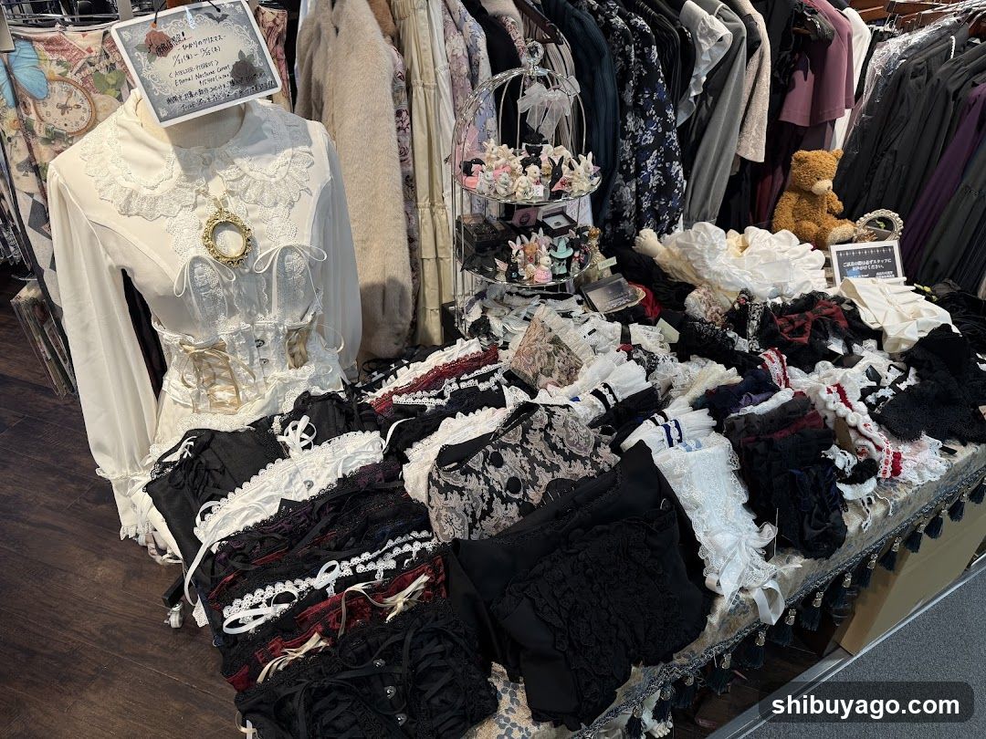 Lace and Corset Display