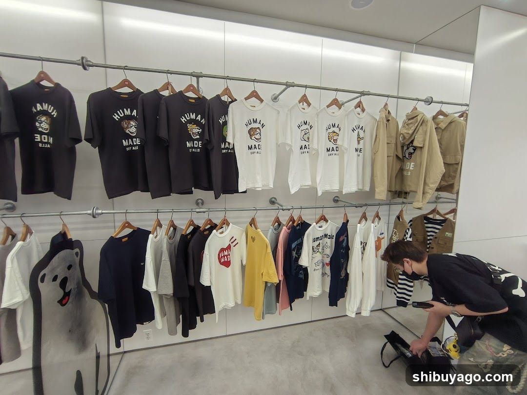 Clothing Store Interior Display
