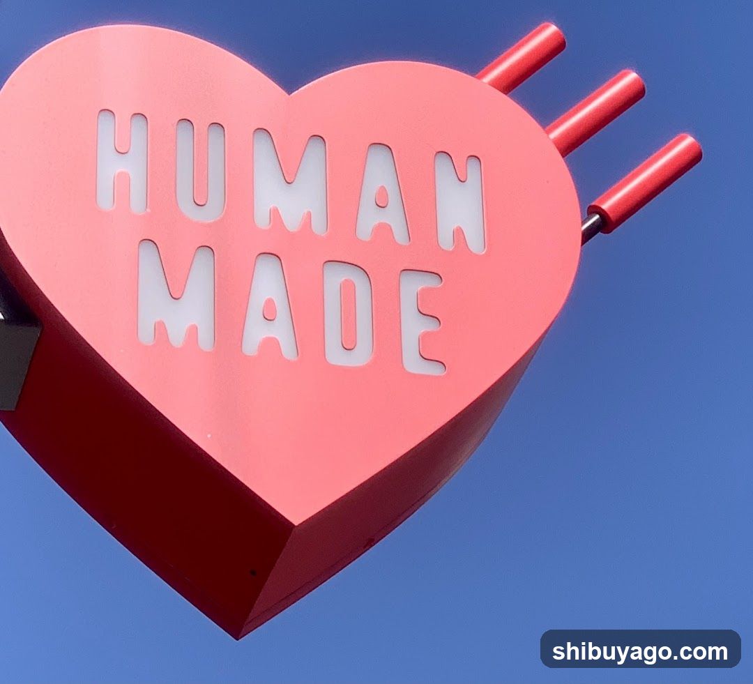 Human Made Heart Sign