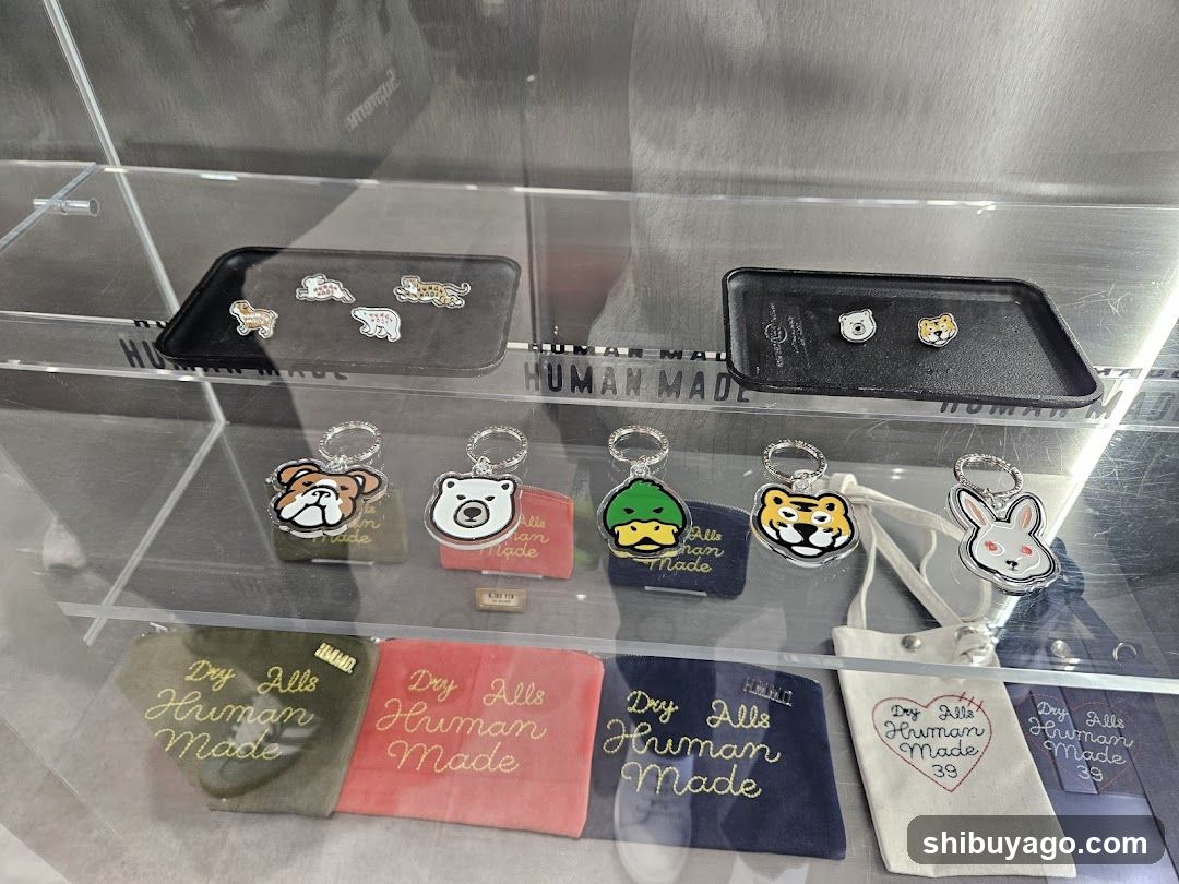 Human Made Merchandise Display