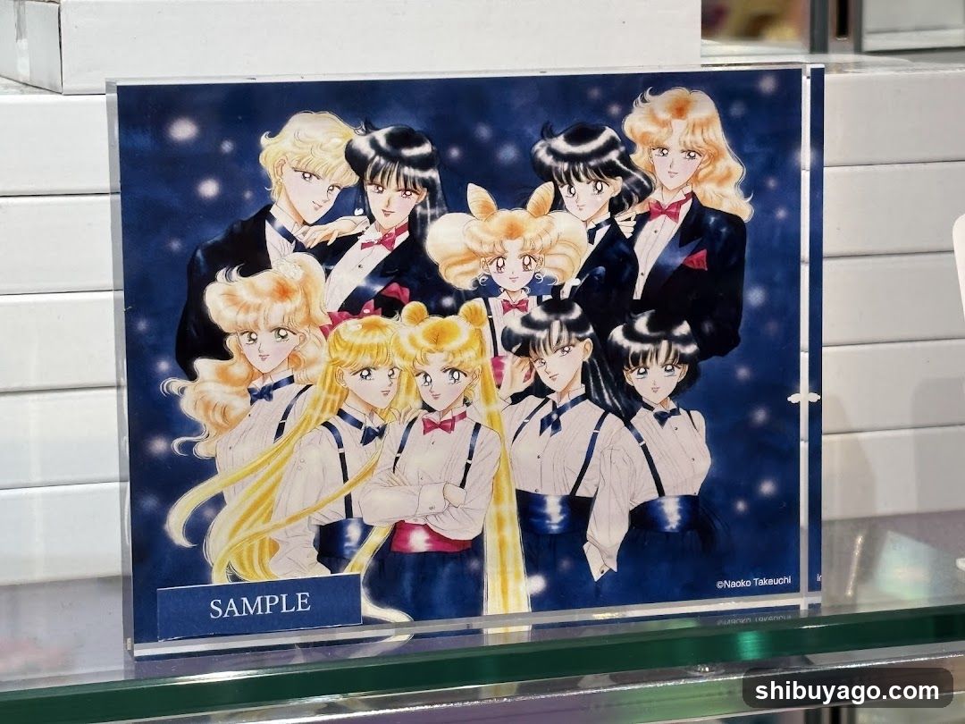 Sailor Moon Group Merchandise Display