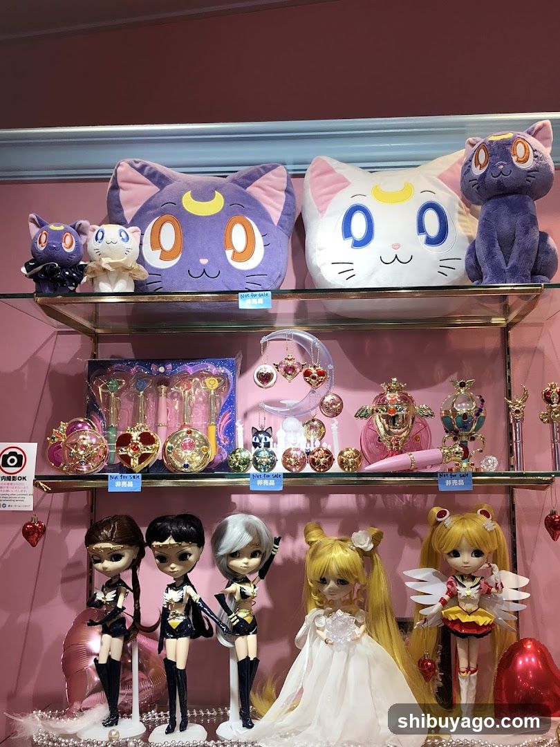 Sailor Moon Merchandise Display