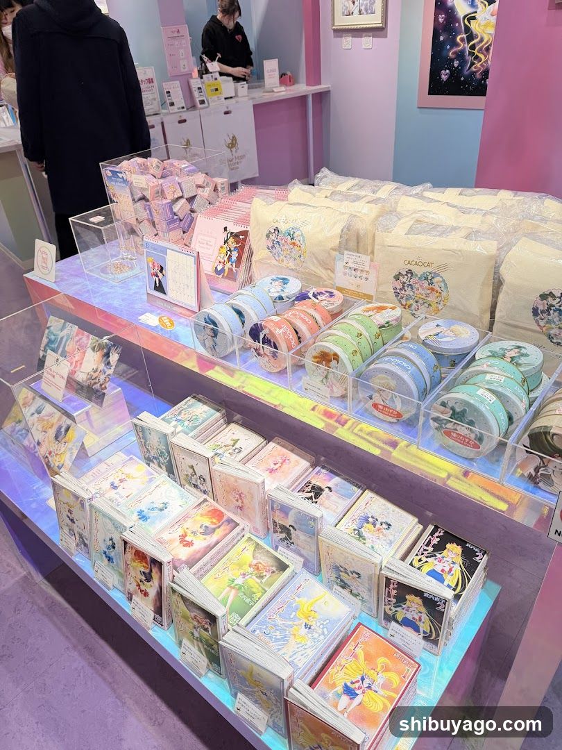 Sailor Moon Merchandise Display