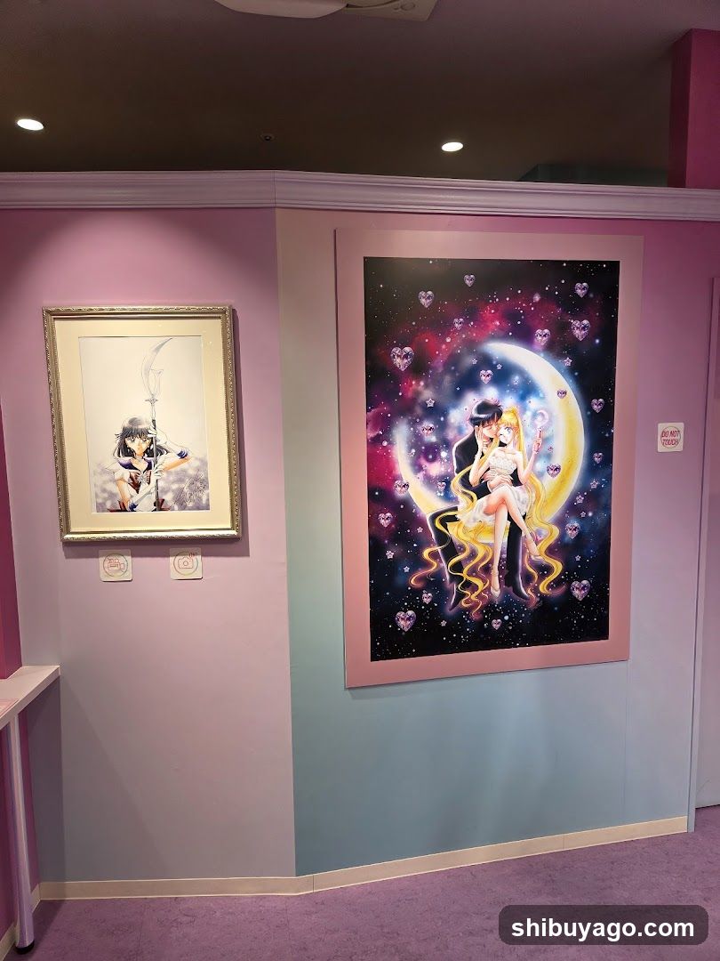 Sailor Moon Art Display