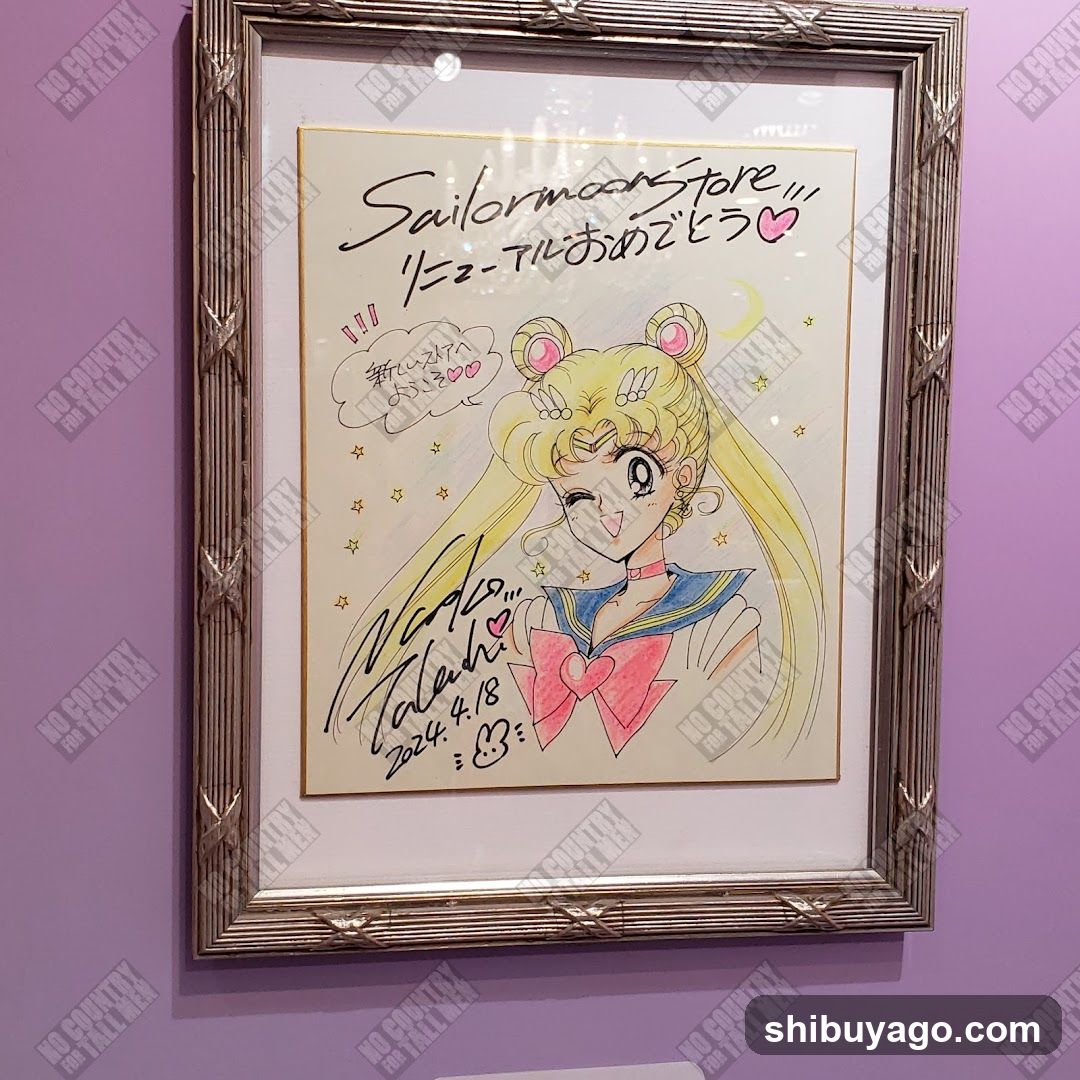 Sailor Moon Store Signed Artwork