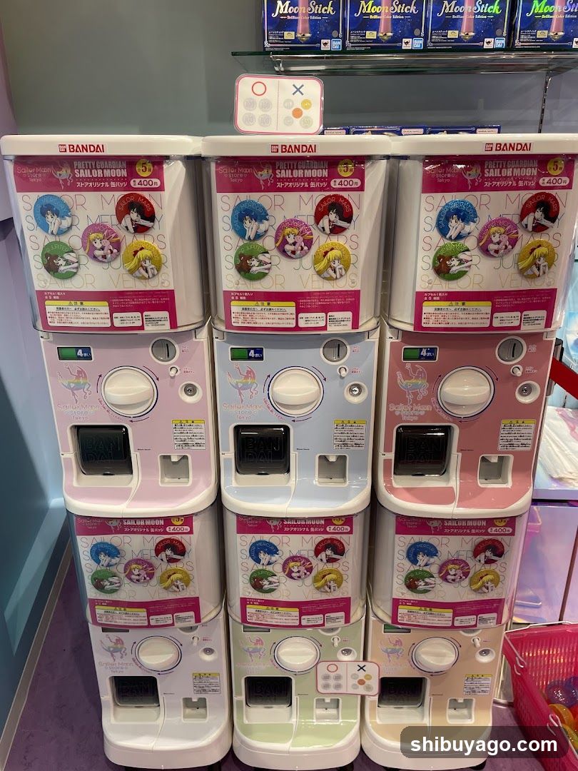 Sailor Moon Gachapon Machines