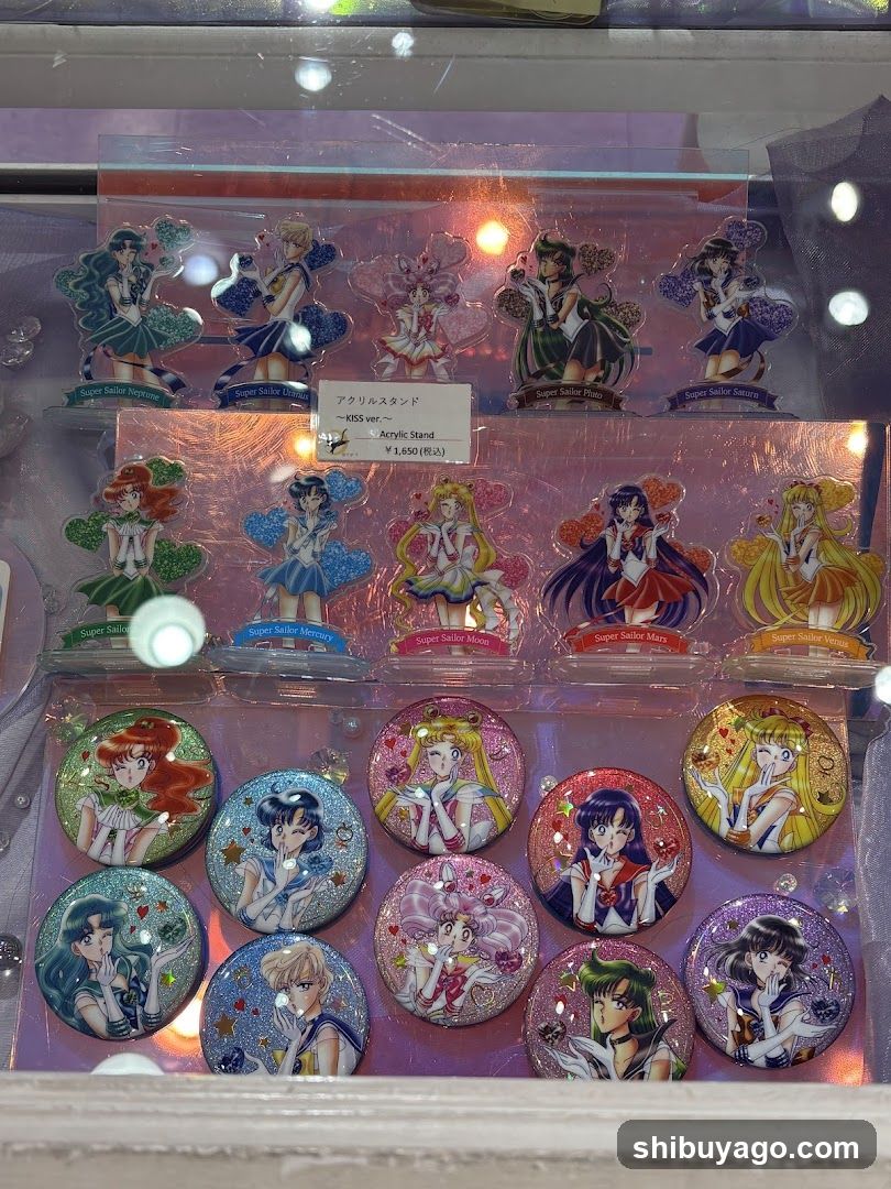 Sailor Moon Merchandise Display