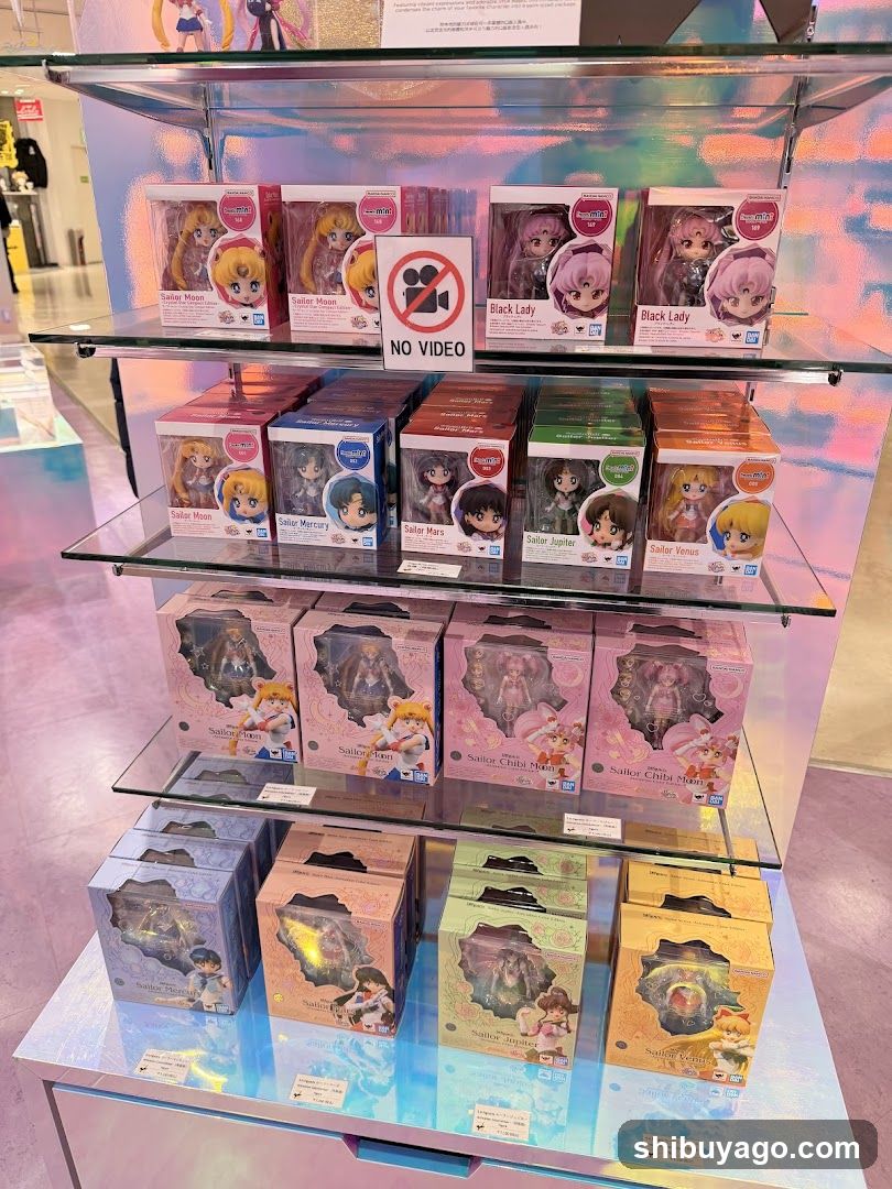 Sailor Moon Merchandise Display