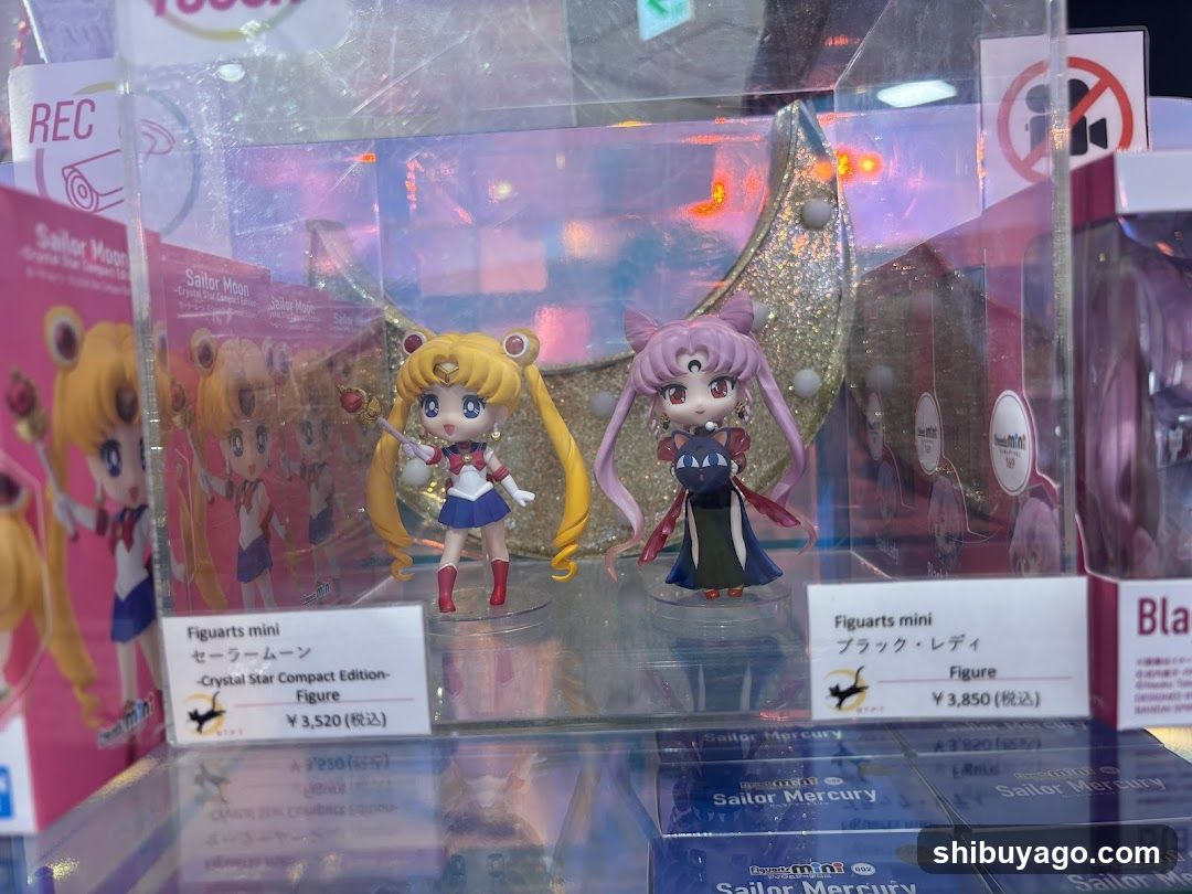 Sailor Moon Figurines Display