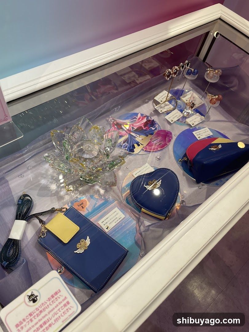 Display Case with Merchandise