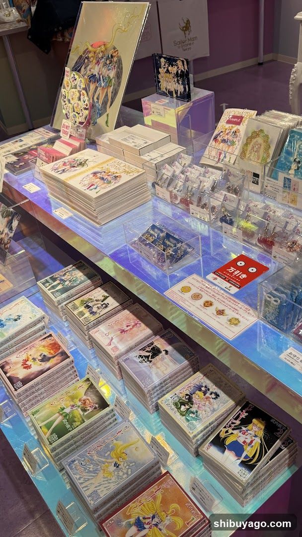Sailor Moon Merchandise Display