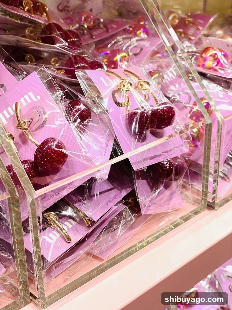 Cherry Earrings Display