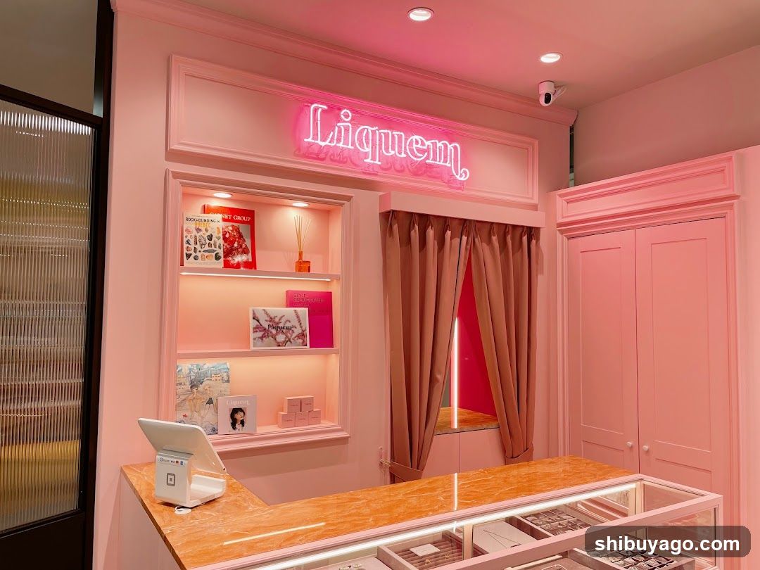 Pink Interior Store Display