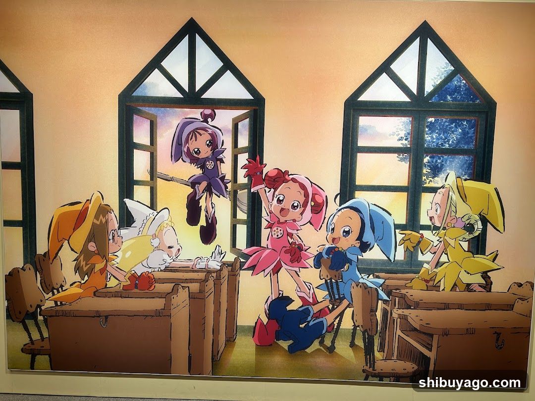 Magical Girls in Classroom Scene