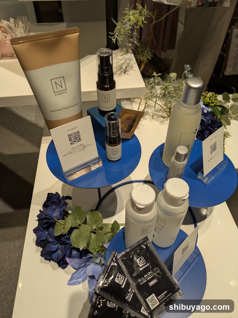 Skincare Product Display