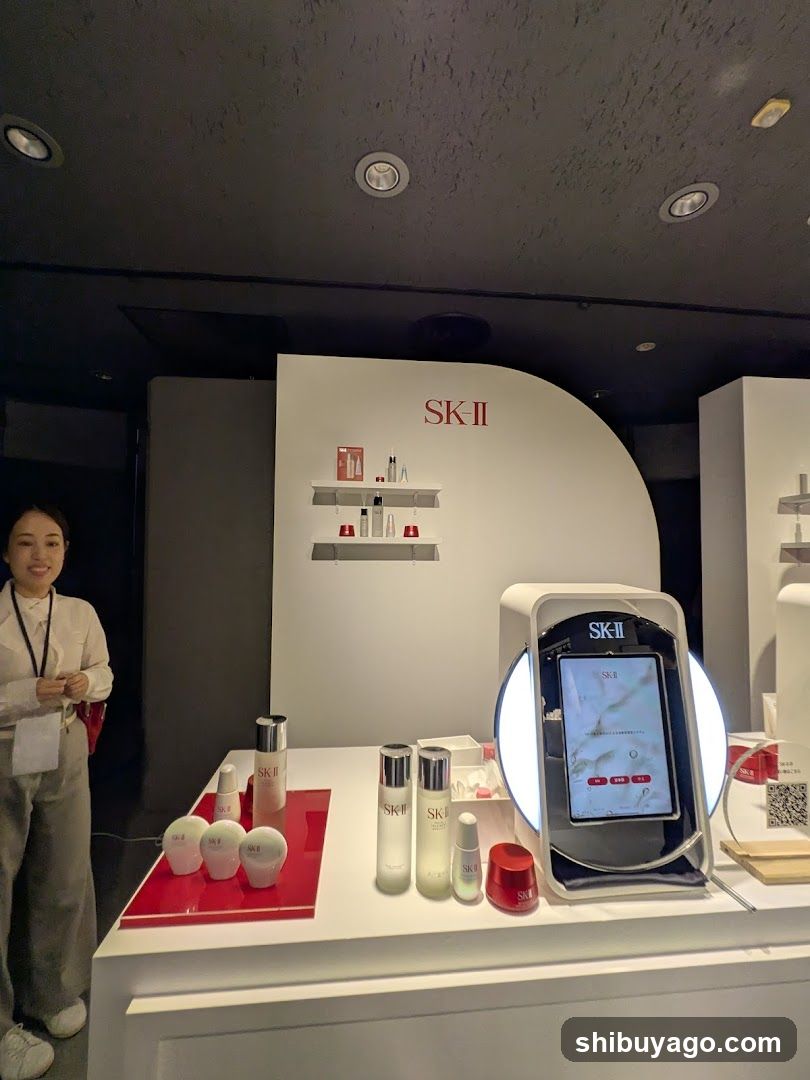 SK-II Product Display Counter