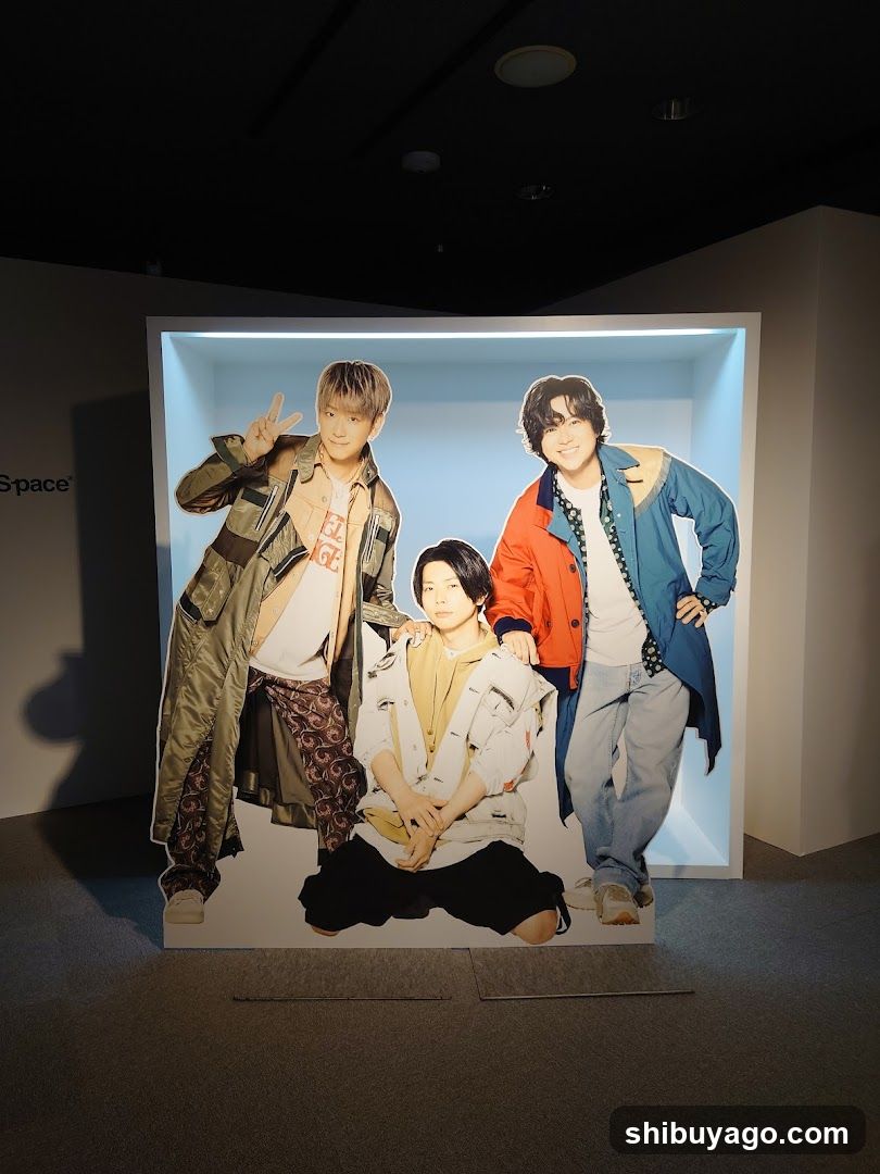 Group Photo Cutout Display