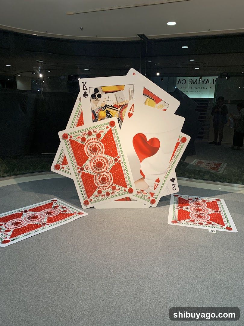 Large Playing Cards Display