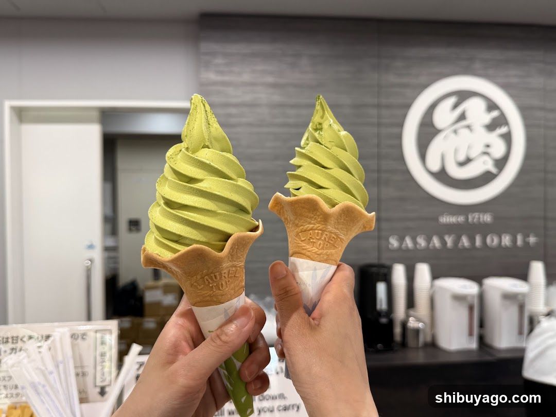 Matcha Ice Cream Cones