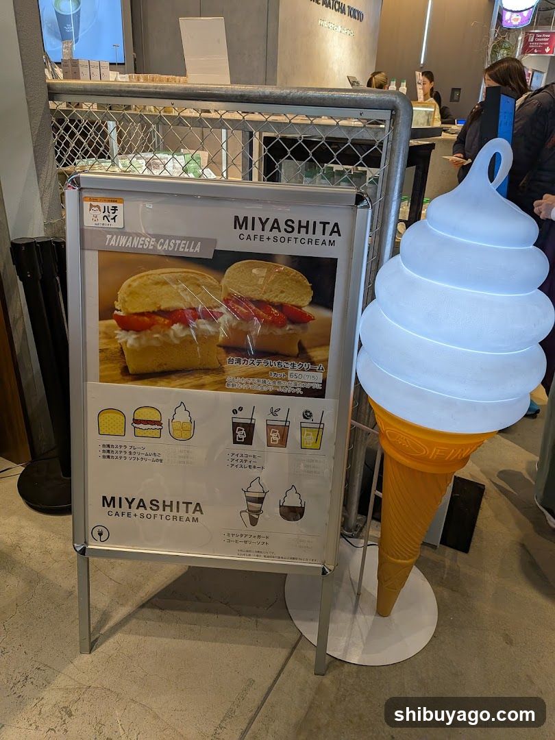Miyashita Cafe + Softcream Display