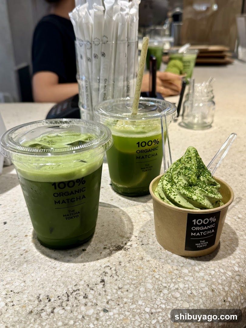 Matcha Drinks and Dessert