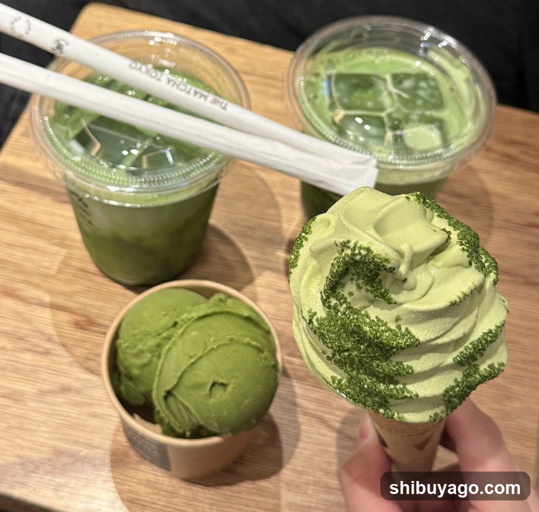 Matcha Dessert Spread