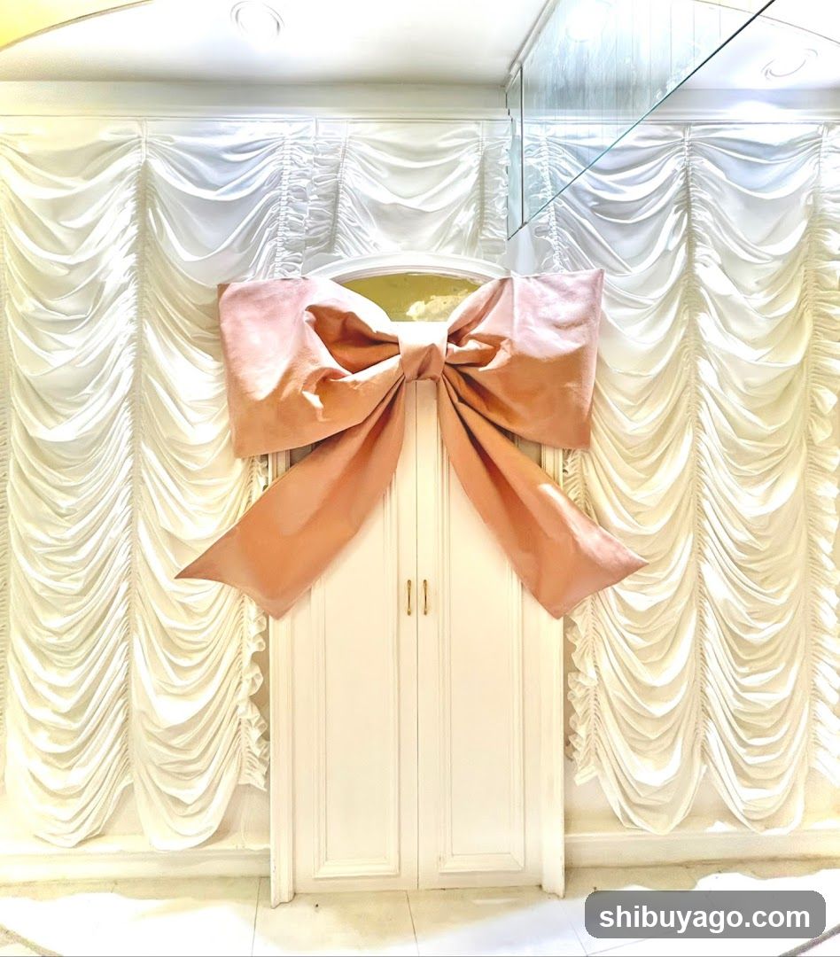 Decorated Interior with Large Bow