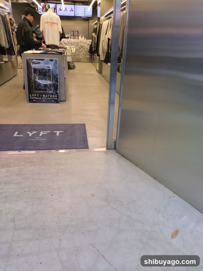 Lyft x Batman Store Interior