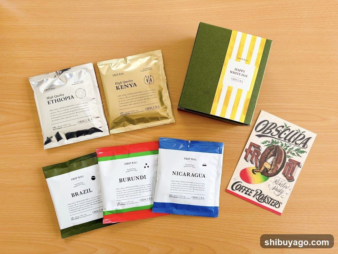 Obscura Coffee Roasters Product Display