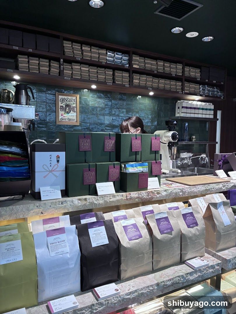 Coffee Shop Interior Display