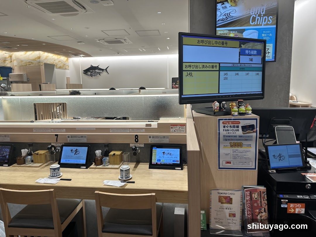 Sushi Restaurant Interior
