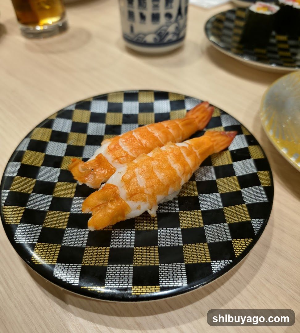 Sushi Plate with Shrimp