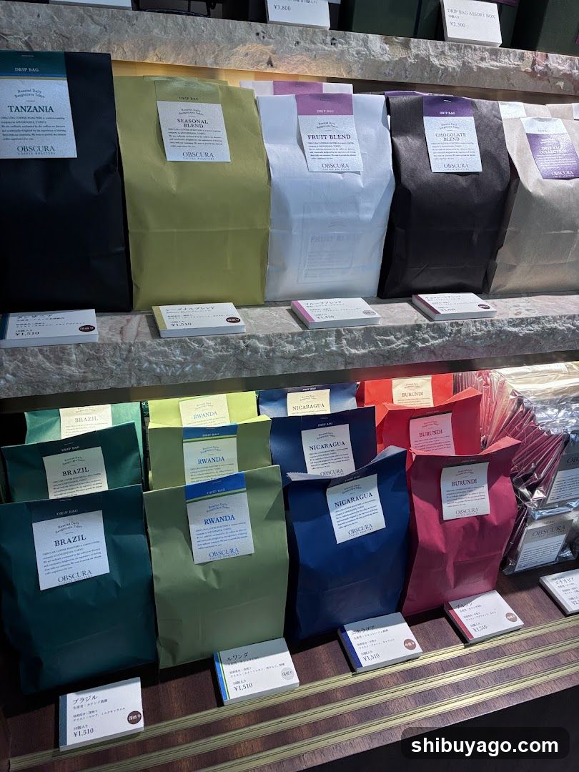 Coffee Bean Display