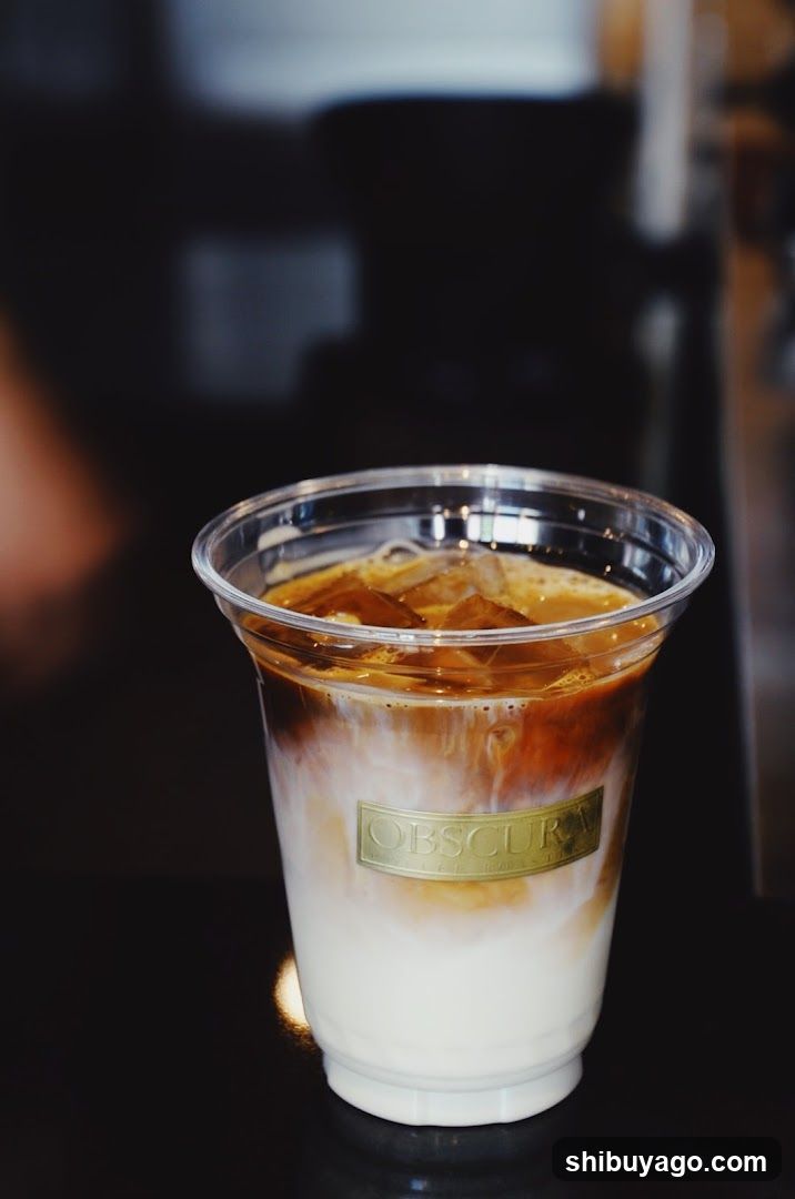 Iced Coffee in Plastic Cup
