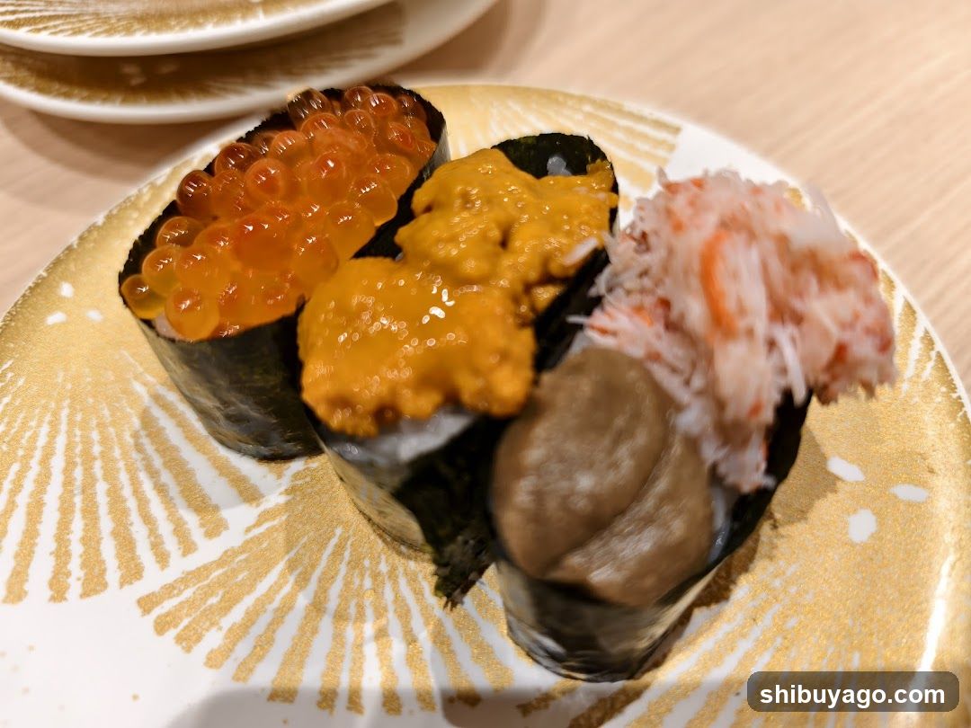 Sushi Platter with Toppings