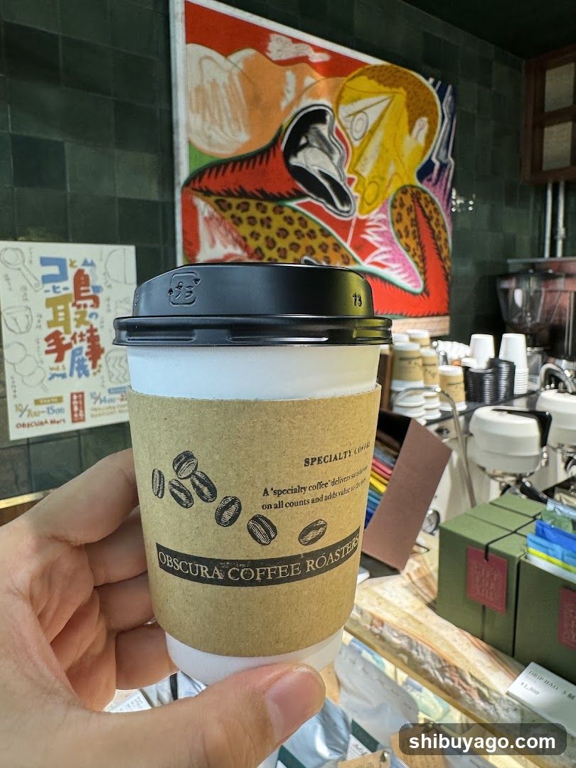 Coffee Cup in Shop Interior