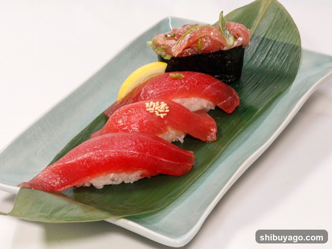 Sushi Platter with Tuna and Salmon