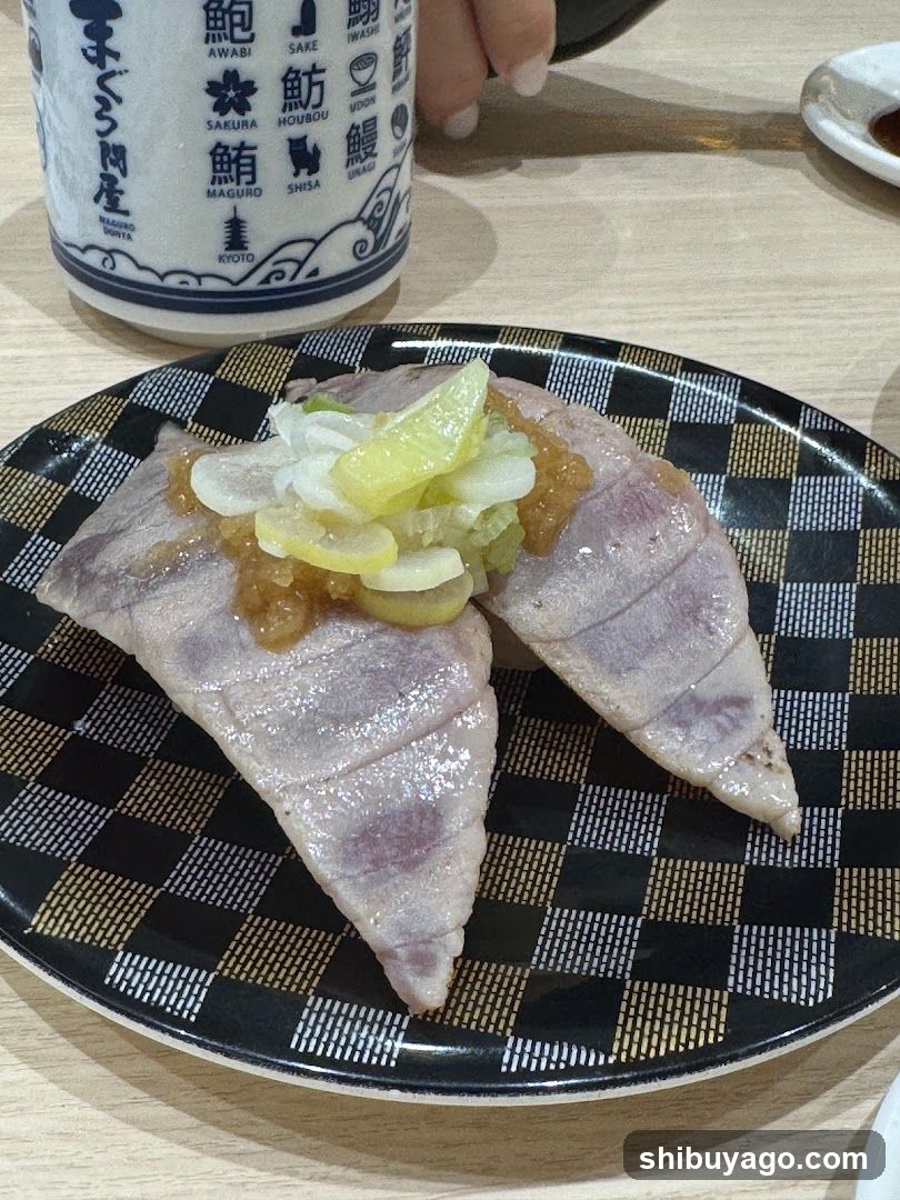 Sashimi with Ginger and Scallion