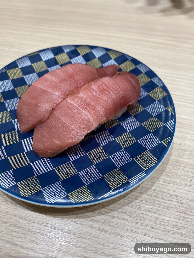 Sushi Plate with Tuna Nigiri