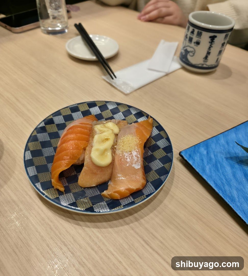 Sushi Plate with Condiments