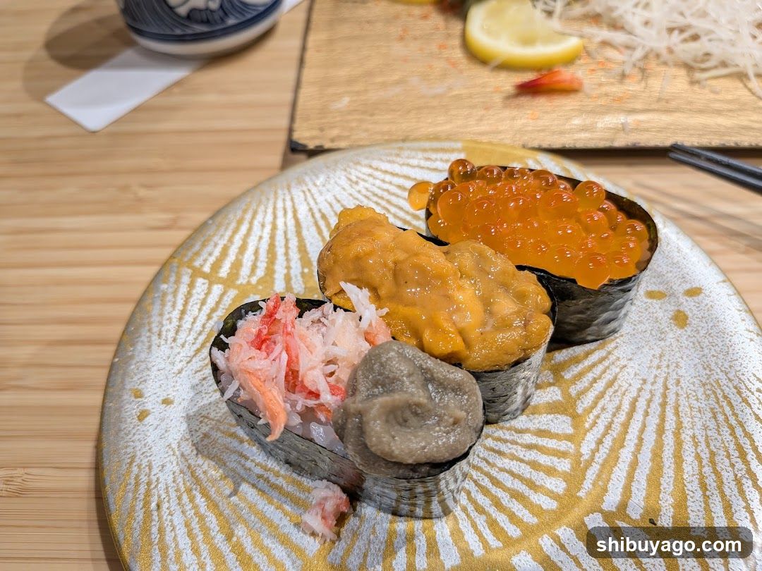 Sushi Platter with Toppings