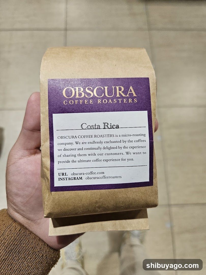 Obscura Coffee Roasters Costa Rica Bag