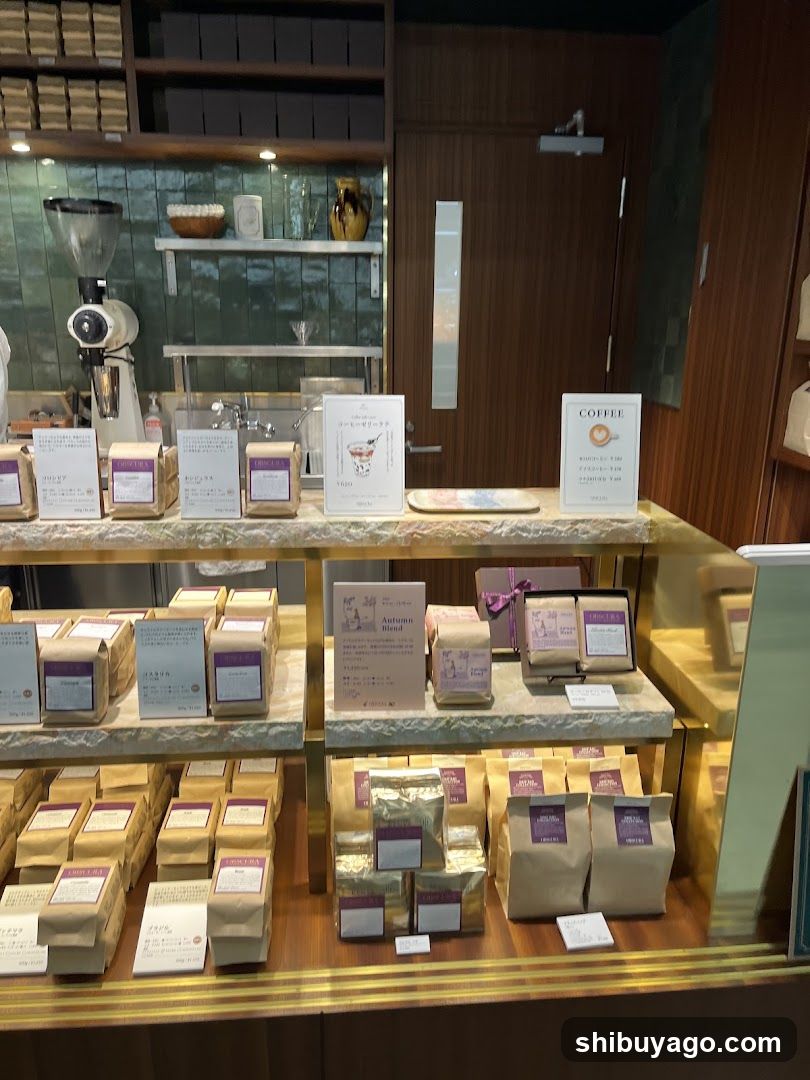 Coffee Shop Interior Display